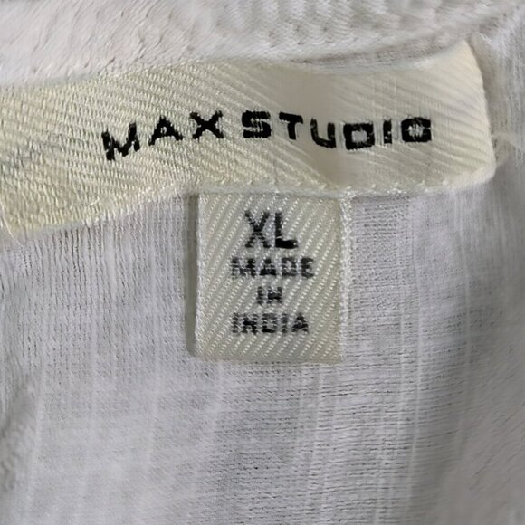 Max Studio Embroidered Swing Tank Size XL - Picture 5 of 6